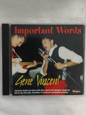GENE VINCENT - IMPORTANT WORDS CD
