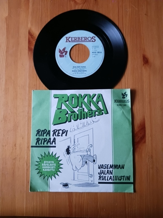 Rokka Brothers – Ripa Repi Ripaa 7" orig 1981 Pop, Iskelmä