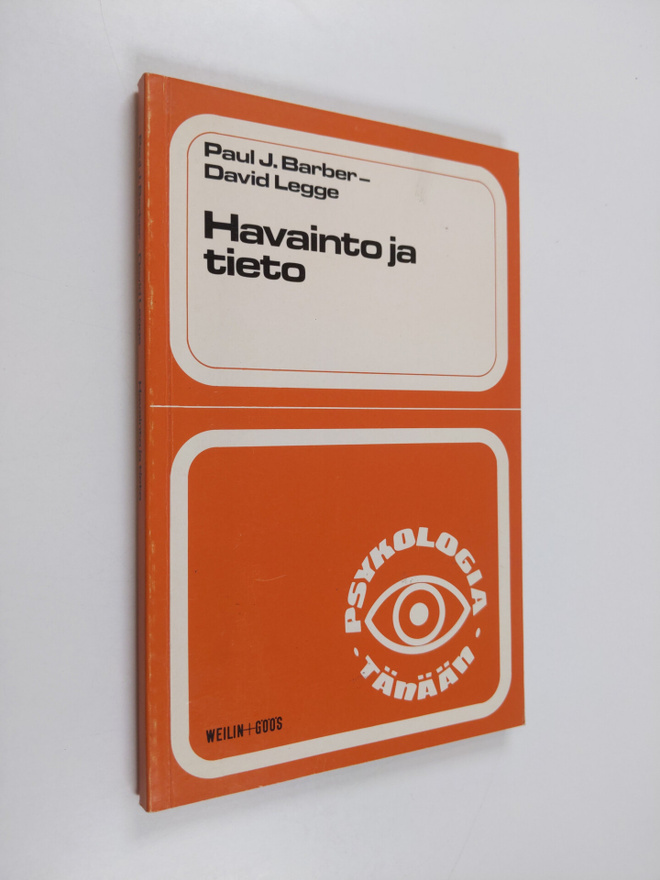 Paul J. Barber : Havainto ja tieto