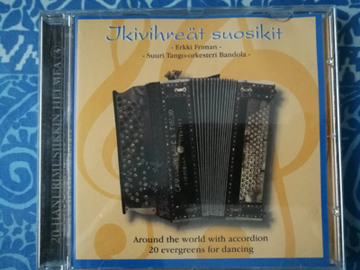 20 HANURIMUSIIKIN HELMEÄ 3-IKIVIHREÄT SUOSIKIT-CD, VLCD-1023