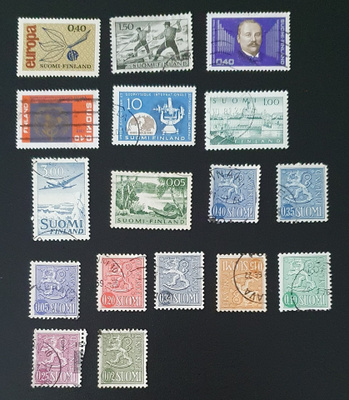 POSTIMERKKEJÄ 1960-LUVULTA