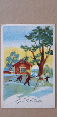 U. Maasio uudenvuoden kortti 4408/10, v. 1946
