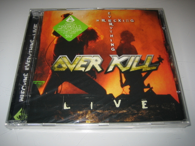 Overkill - Wrecking Everything - Live (CD, Uusi)
