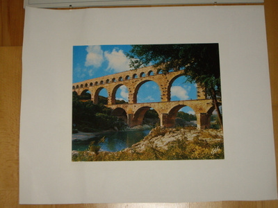 PONT DU GARD 23x29 Estel -foto 1970´s