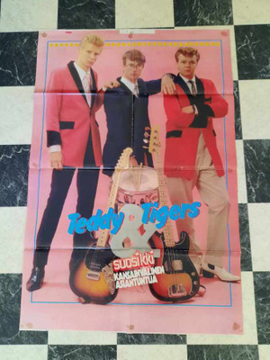 Teddy & the Tigers juliste vuodelta 1979