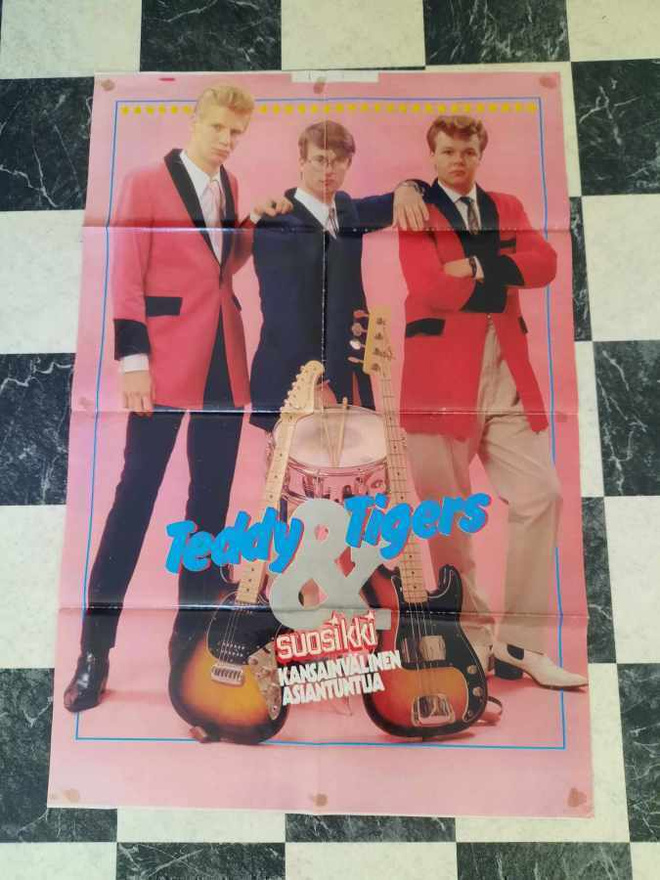 Teddy & the Tigers juliste vuodelta 1979