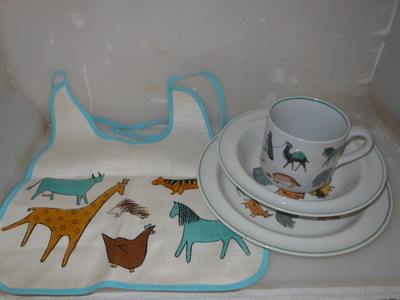 ARABIA LASTEN ASTIASTO ZOO TÄYDELLINEN SARJA 4 osaa!