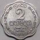 Ceylon. 2 cents 1971. - pikkukuva 1