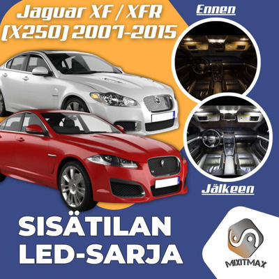 Jaguar XF/XFR Sisätilan LED-sarja 19-osainen