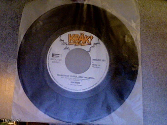INKINEN :: MAAILMAN SURULLISIN MELODIA/EUROOPPAAN:VINYYLI 7"