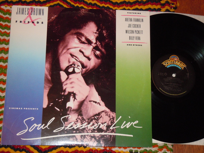 James Brown & Friends - Soul Session Live - LP 1989 soul EX+