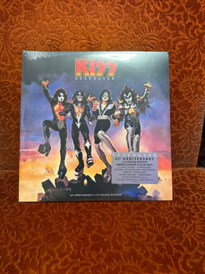 KISS - Destroyer 45th Anniversary 2LP red & yellow MINT