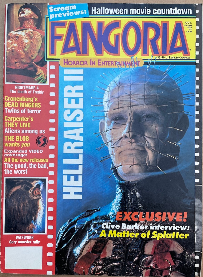 Fangoria 78/1988 - Hellraiser II, Dead Ringers, They Live ym