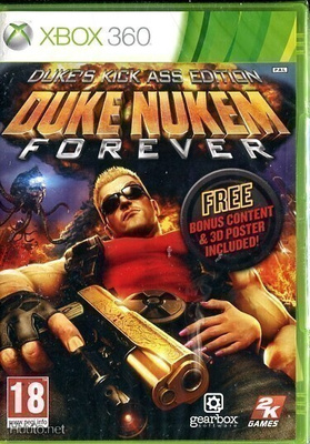 * Duke Nukem Forever Kick Ass Edition Uusi Juliste Bonuksia
