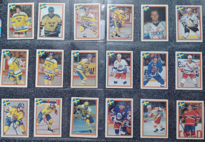 1993 Semic MM-jääkiekko tarrat alkaen 1€/kpl
