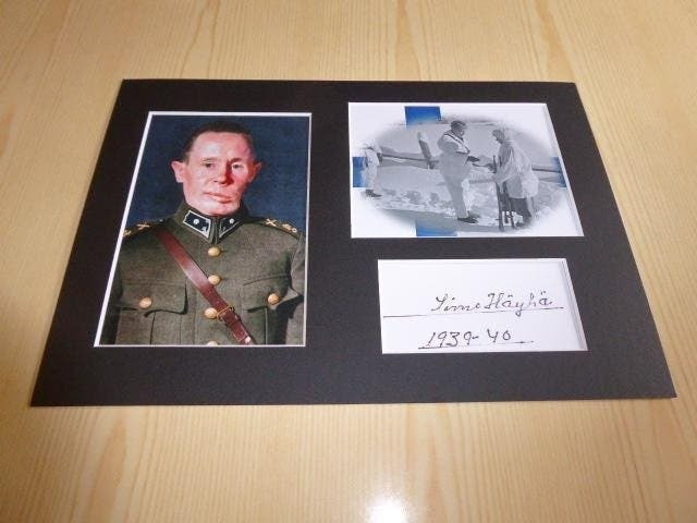 Simo Häyhä valokuvat A4 paspis