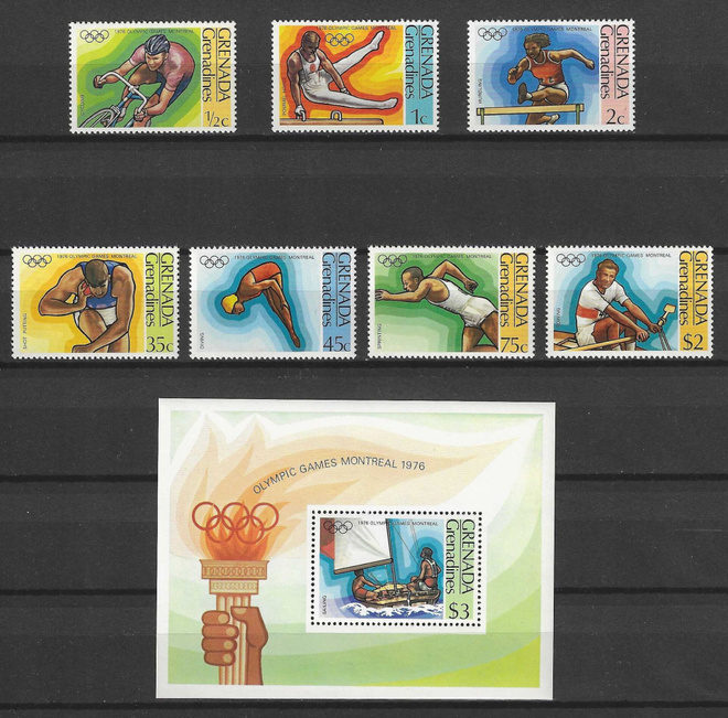 (S0115) GRENADA GRENADINES, 1976 (Summer Olympic Games)