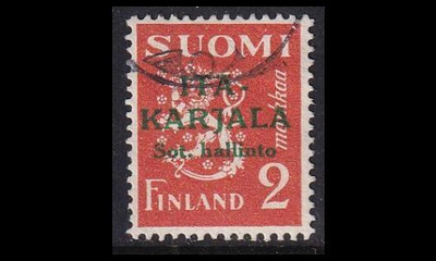IK_10 o Itä-Karjala 2mk vihreä lisäp (1941)
