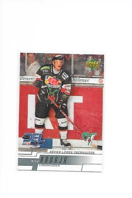 2001-02 DEL Cards #200 Mika Arvaja Oberhausen JYP