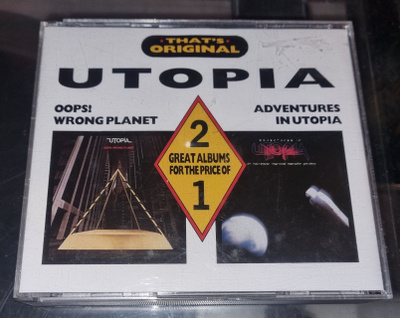CD Utopia - Oops Wrong Planet / Adventures in Utopia