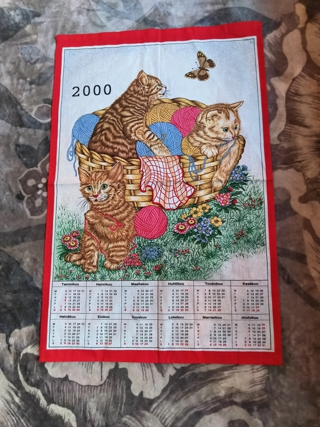 Kalenteripyyhe 2000