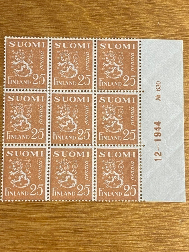 LEIJONAMALLI 1930 25PENNIÄ NUMERO YSIÖ**