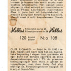 Purkkakuva Hellas  Filmitähti-sarja n:o 108 CLIFF RICHARD - pikkukuva 2