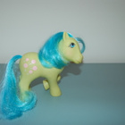 MY LITTLE PONY G1 ' TOOTSIE KELTAINEN ' / HASBRO - pikkukuva 1