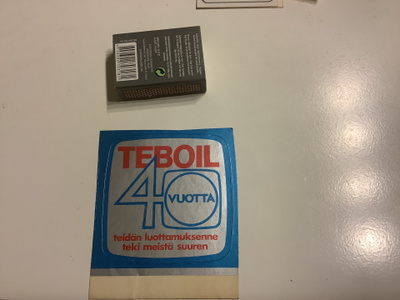 Tarra, Teboil 40v vuodelta 1974