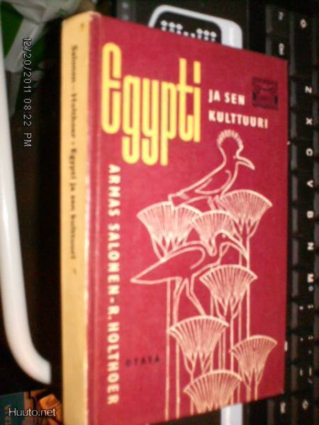 Salonen - Holthoer  EGYPTI JA SEN KULTTUURI (1p.1963) Sis.pk