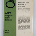 Robert Van Gulik : Kummitusluostari : kiinalainen salapol... - pikkukuva 2