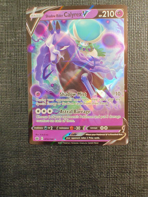 Shadow Rider Calyrex V 74/198 Chilling Reign Ultra Rare