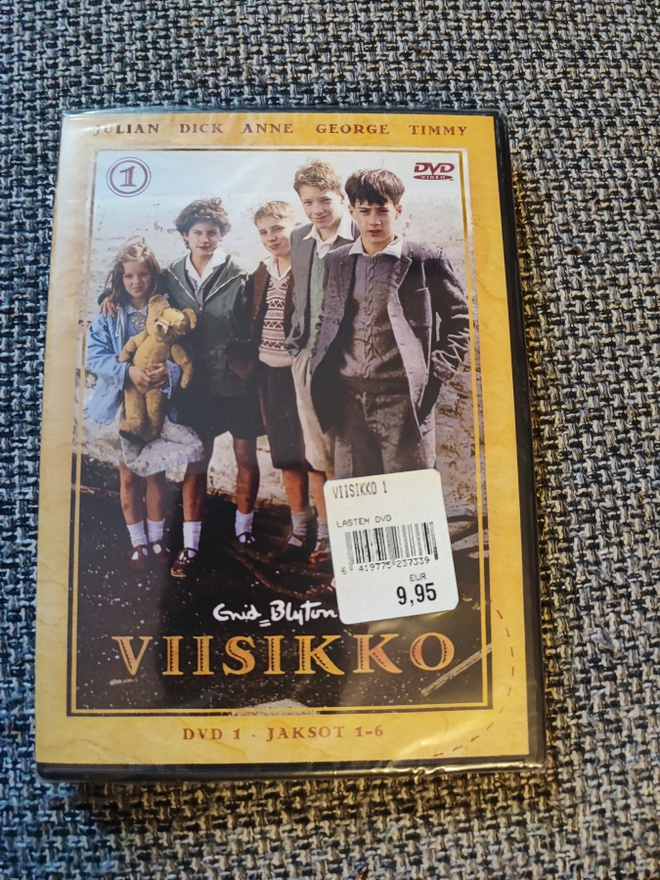 Viisikko DVD 1 JAKSOT 1-6 UUSI