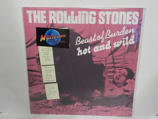 ROLLING STONES BEAST OF BURDEN HOT AND WILD EX+/M- LP RARE