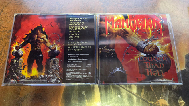 Manowar Louder Than Hell Cd Japani painos