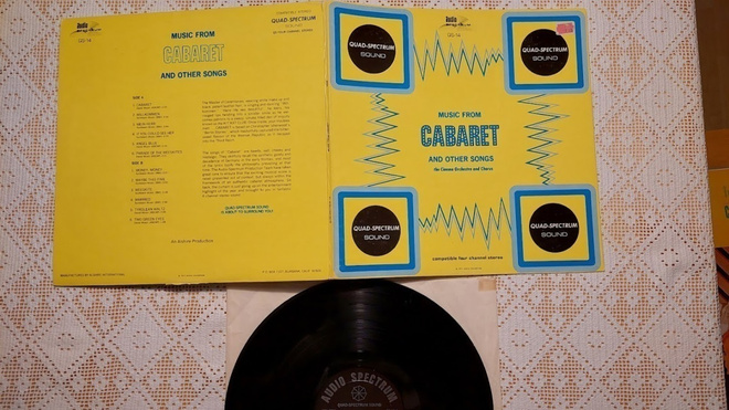 LP Music From Cabaret and Other Songs -  Quadraphonic 