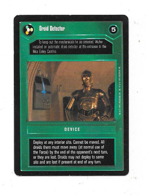 1995 Star Wars CCG # Droid Detector
