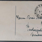 Postivaunun 6 leima (yöjuna) pääsiäiskortilla 1928 - pikkukuva 1