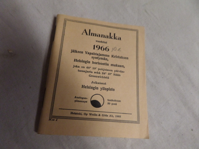 huuda syntymavuotesi almanakka 1966