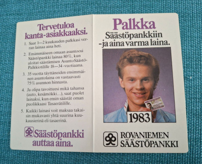 SÄÄSTÖPANKKI TASKUKALENTERI 1983