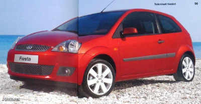 2006 Ford Fiesta esite - suom - KUIN UUSI - 70 sivua