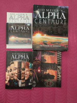 Sid Meier's Alpha Centauri (1999) PC, CIB, Big Box