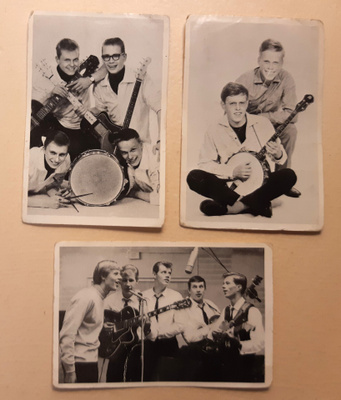 kolme champion Pop sarjan keräilykuvaa 1965