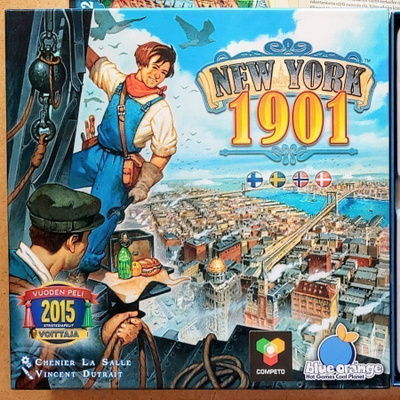 NEW YORK 1901 – suomenkielinen lautapeli 2015, pelaamaton!