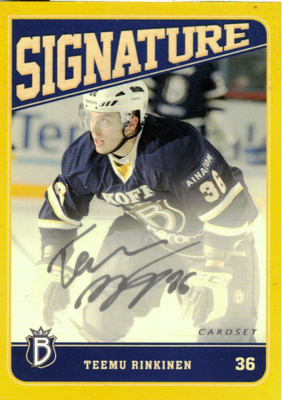 TEEMU RINKINEN Blues signature nimmari