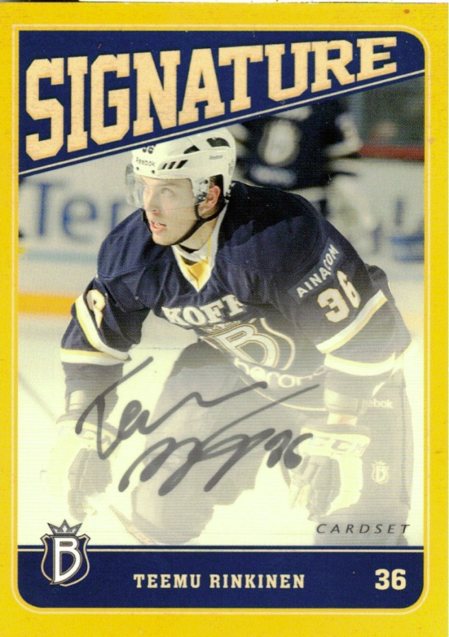 TEEMU RINKINEN Blues signature nimmari