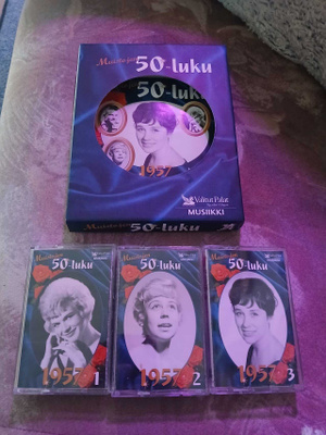 Muistojen 50-luku v. 1957 3:N KASETIN BOXI