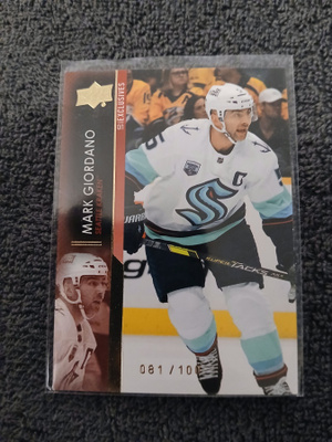 Mark Giordano - UD exclusives 081/100 , Seattle Kraken