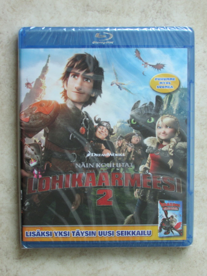 Blu-ray. Näin koulutat lohikäärmeesi 2. UUSI