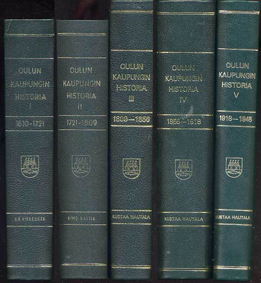 Oulun kaupungin historia 1-5 (1953-1982)